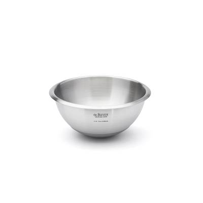 bassine demi spherique cul de poule en inox fond silicone